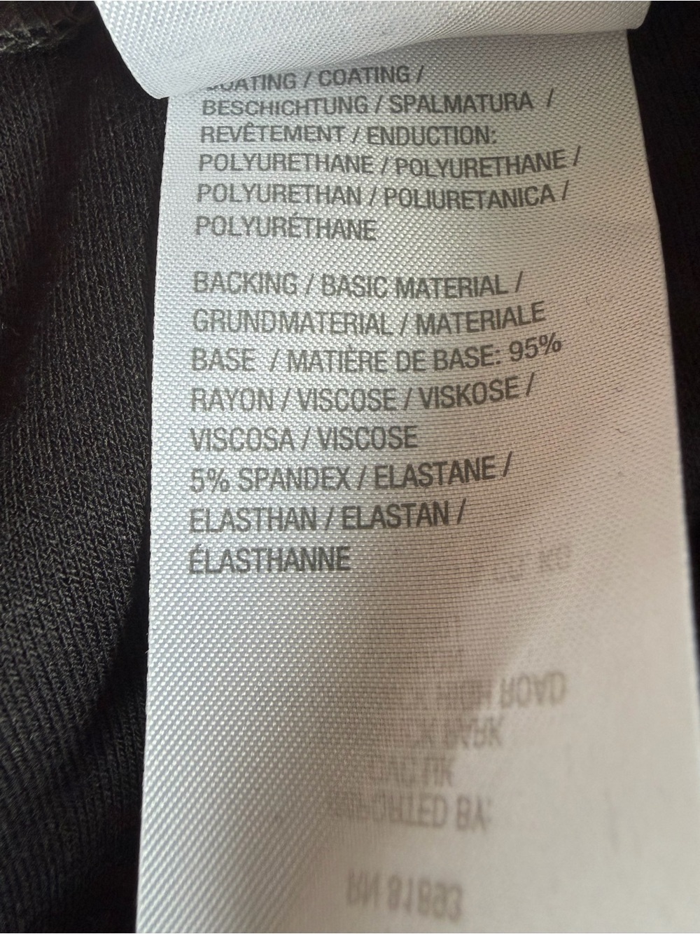 dennis basso Black Faux Leather Skinny Pants Size L - Picture 9 of 9